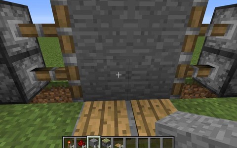 我的世界怎么做电动门