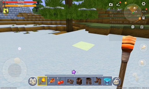 迷你世界怎么去雪原